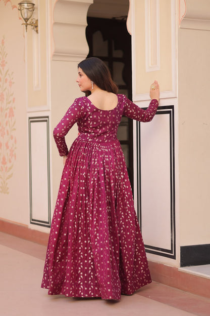 Weave Elegance Gown