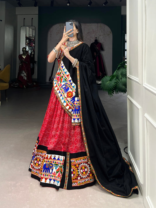 Stunning Traditional Garba Choli Embellished with Gamthi and Mirror Work – Navratri 2026 Collection