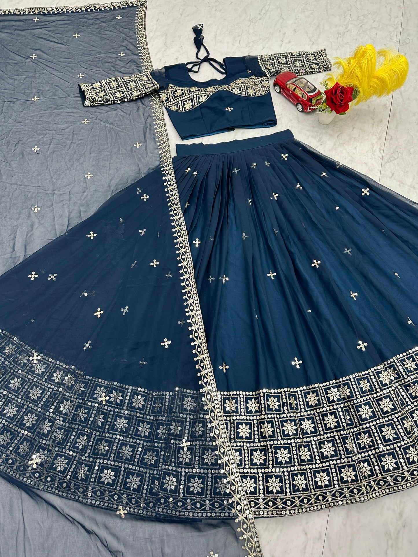 Exclusive Wedding Special Lehenga Choli by Tapi Creation – Elegant Fox Georgette Ensemble