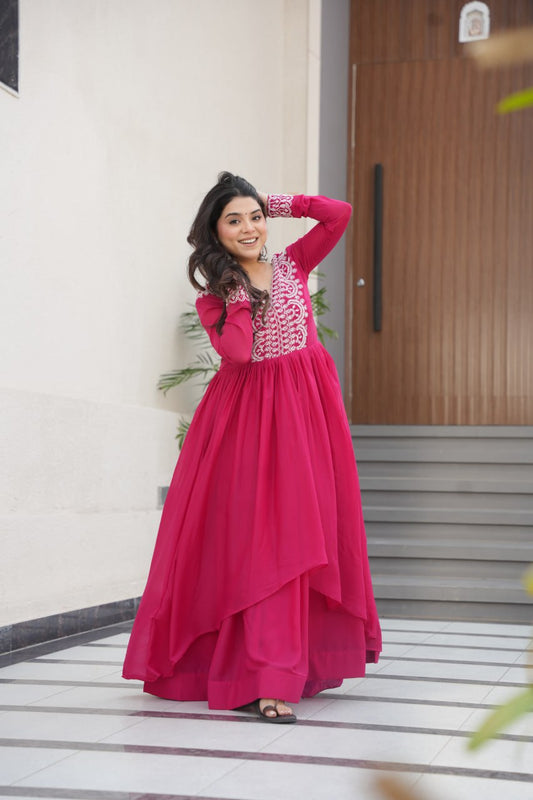 Double Flair Gown - Designer Gown Collection